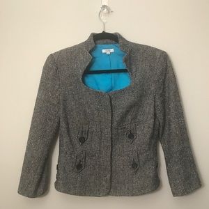🔥CACHE: Turquoise POP Vintage Boutique Blazer!